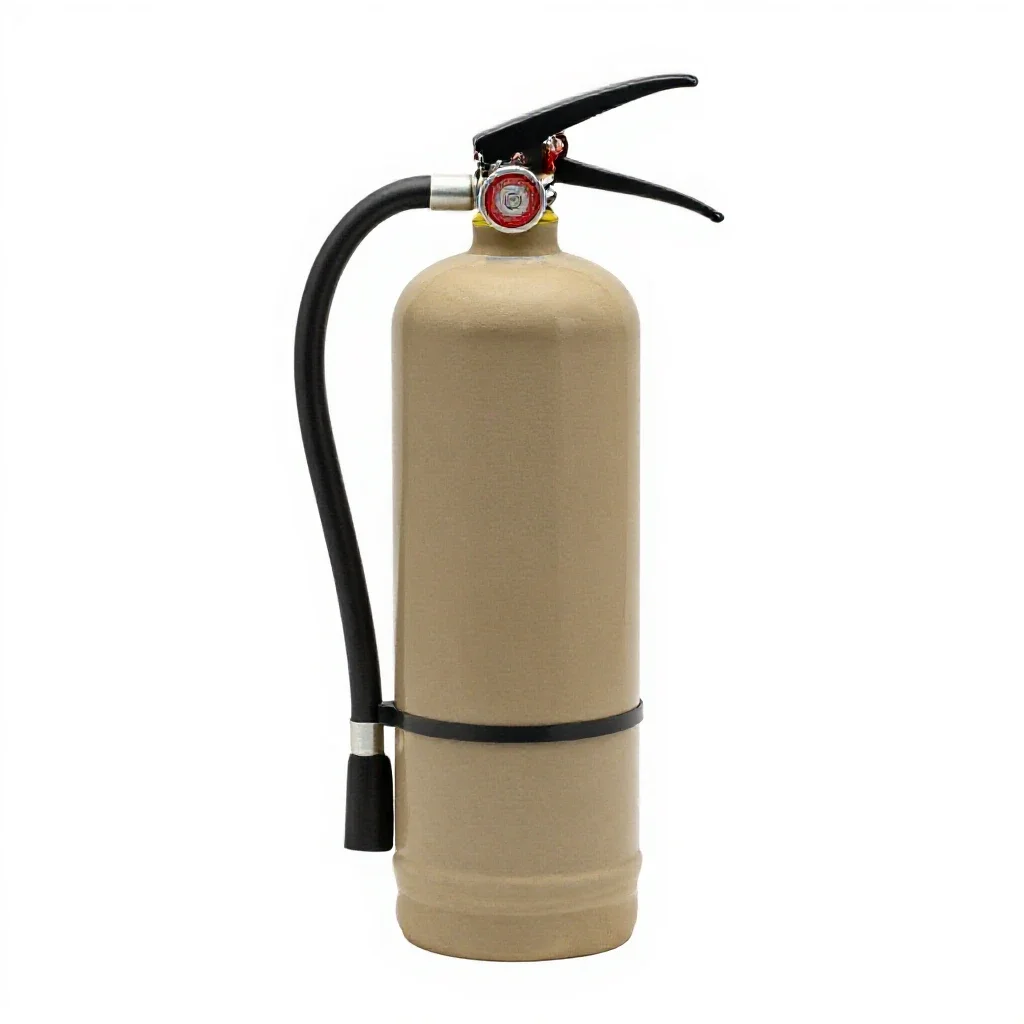 Fire extinguisher isolated on a white background