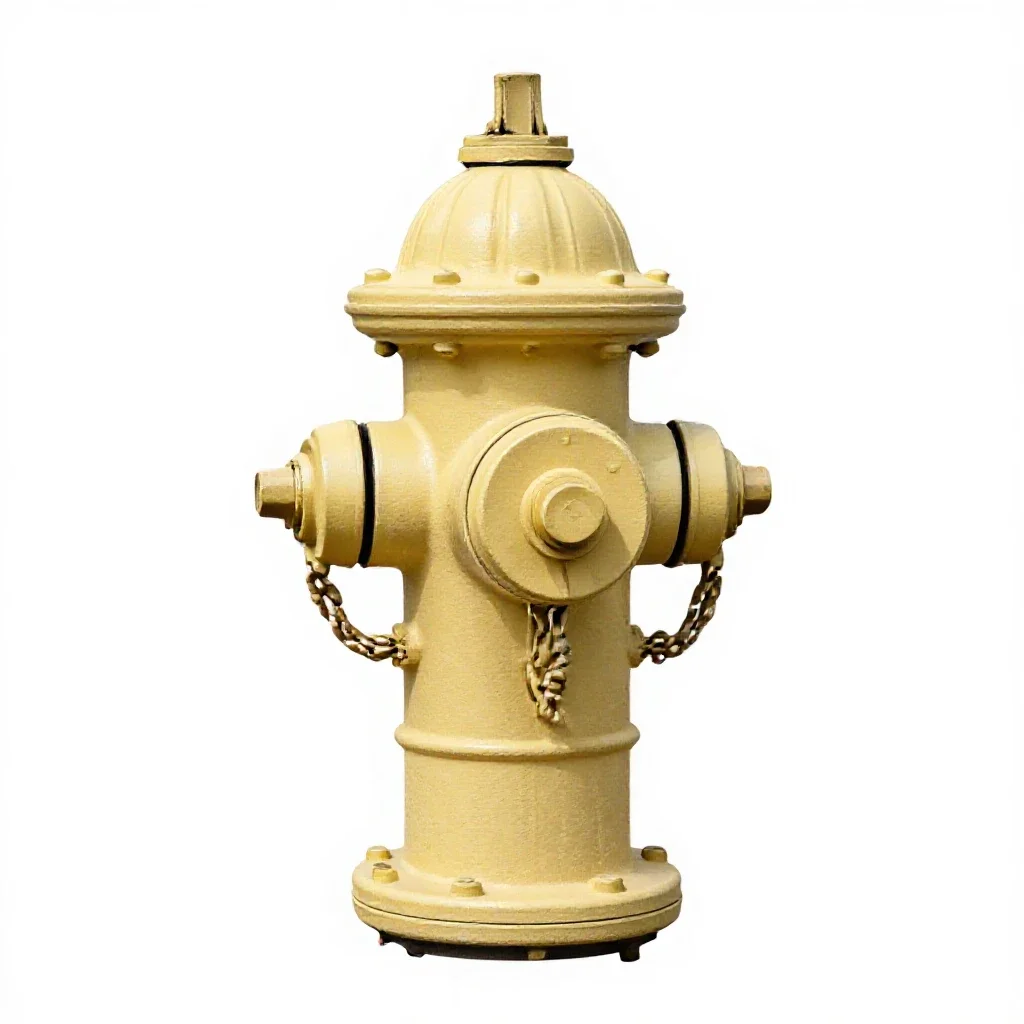Fire hydrant isolated on a white background
