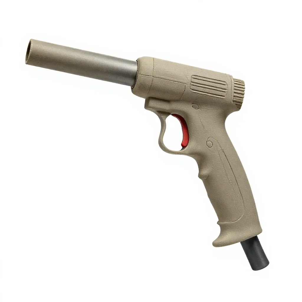 Plasma cutter torch isolated on a white background