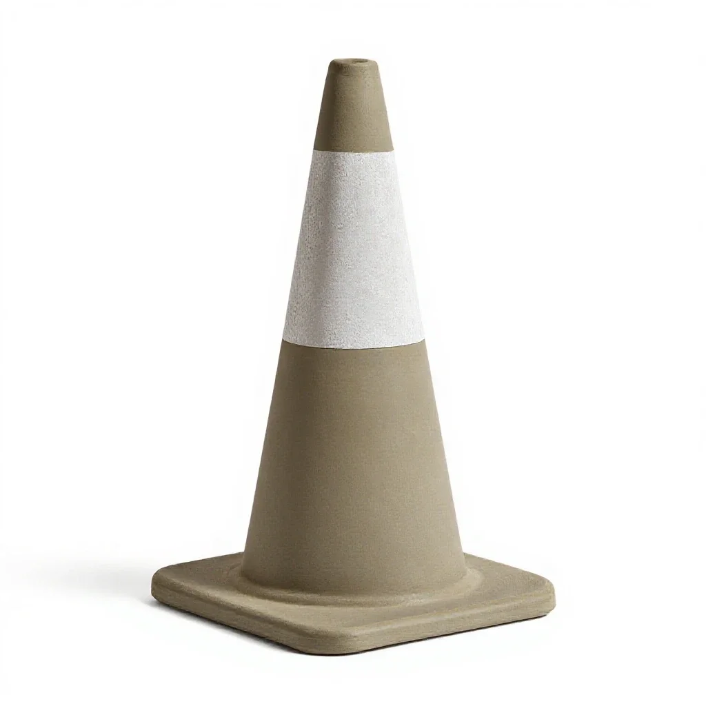 Traffic cone isolated on a white background