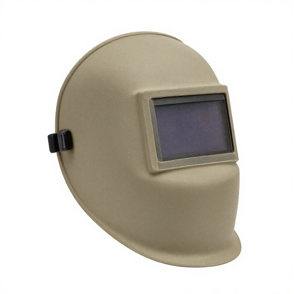 Welding helmet isolated on a white background