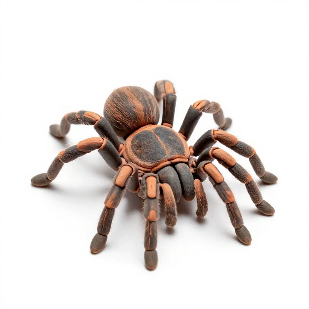 Tarantula isolated on a white background
