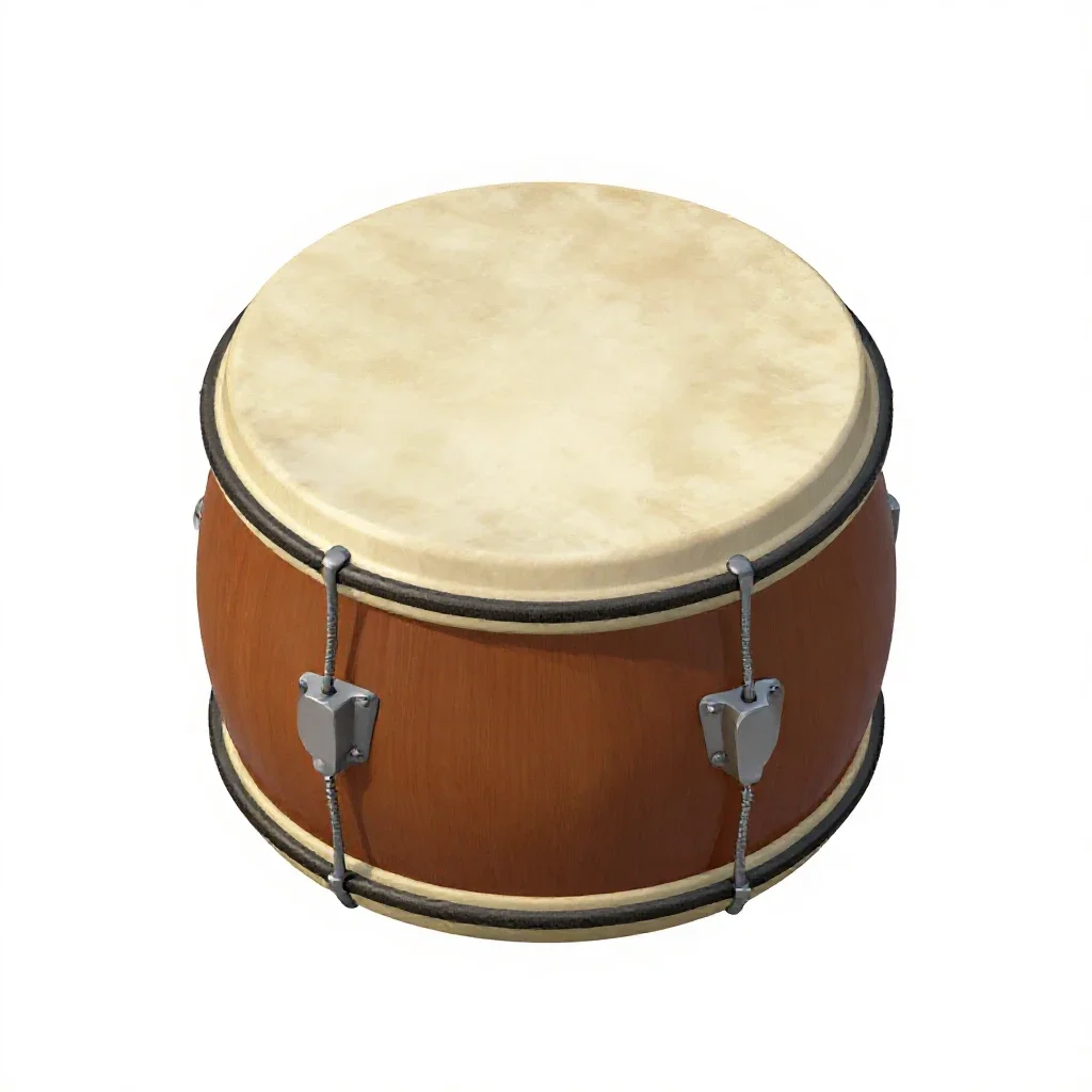 Hang drum isolated on a white background
