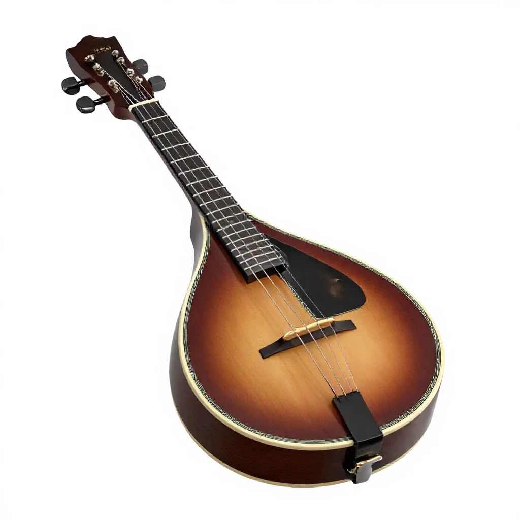Mandolin isolated on a white background
