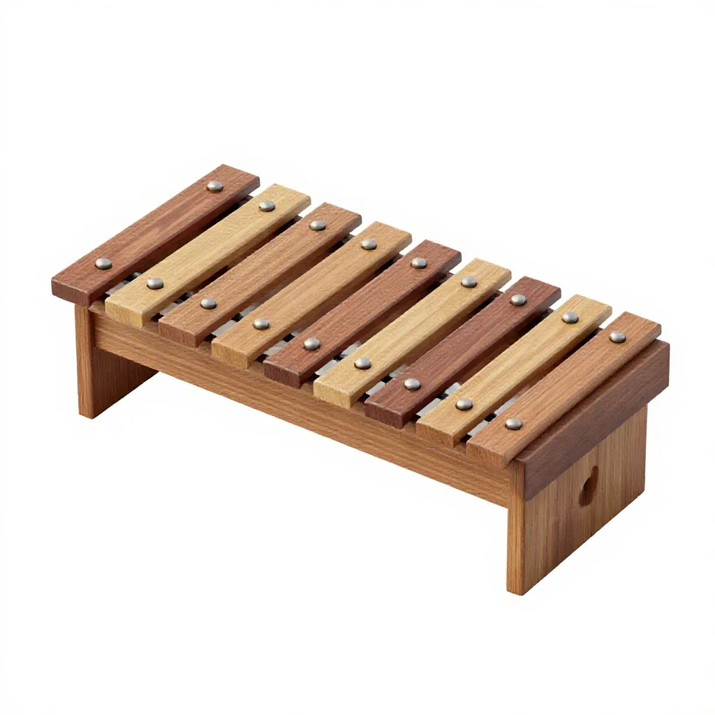 Marimba isolated on a white background
