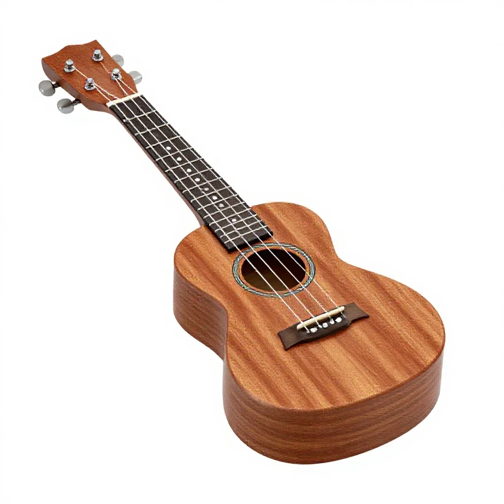 Ukulele isolated on a white background