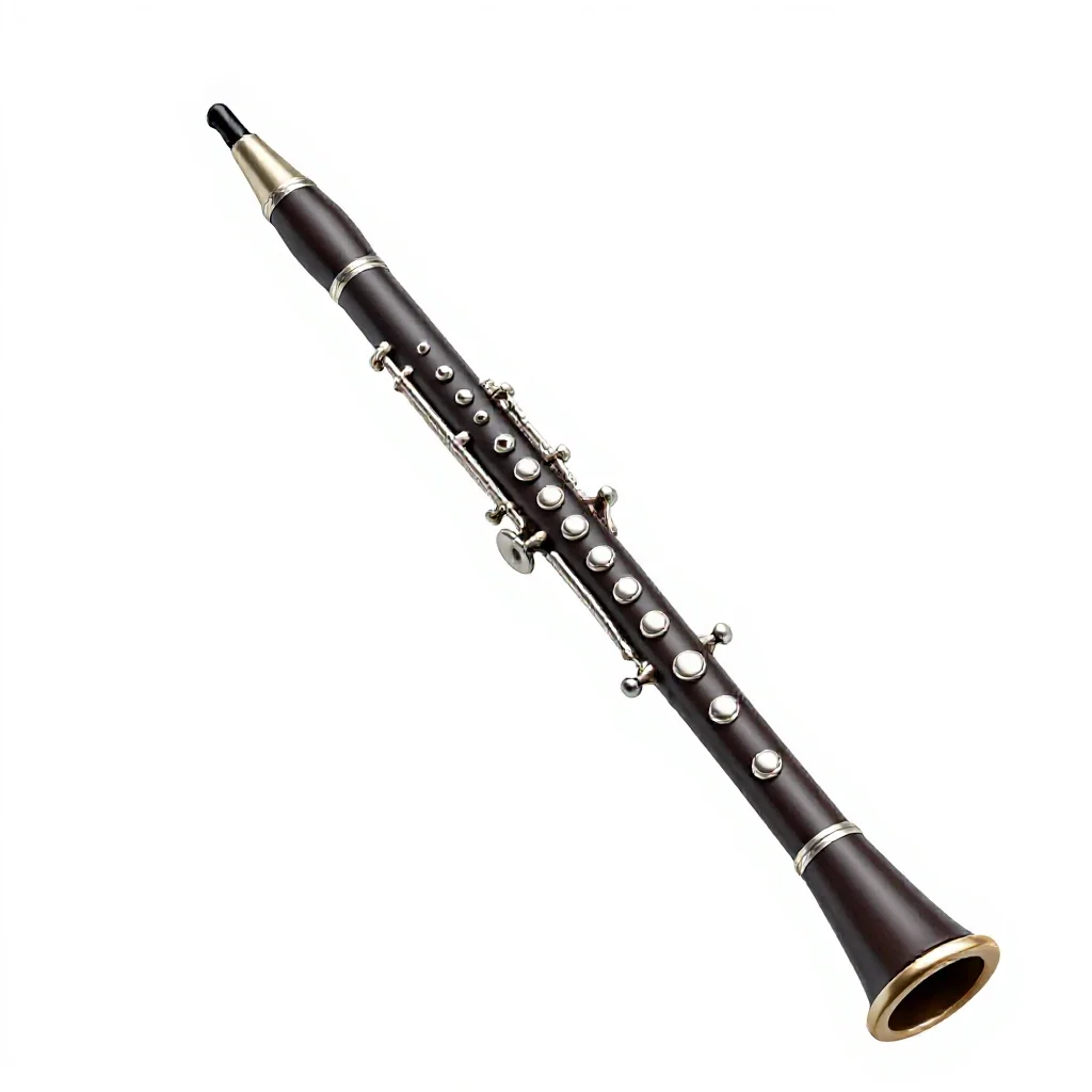 Oboe isolated on a white background