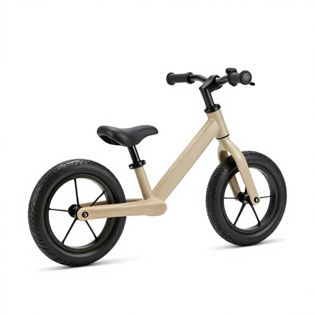 Balance bike isolated on a white background