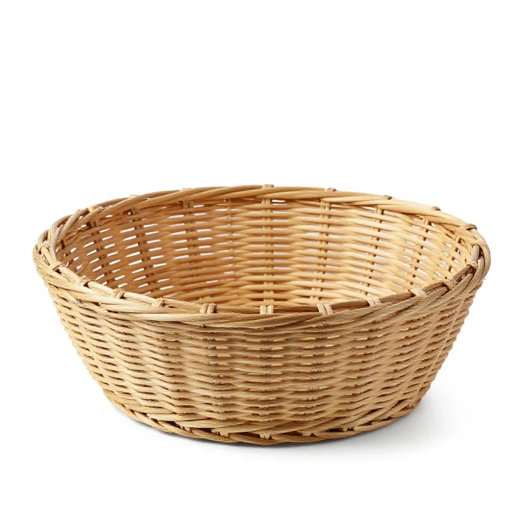 Moses basket isolated on a white background