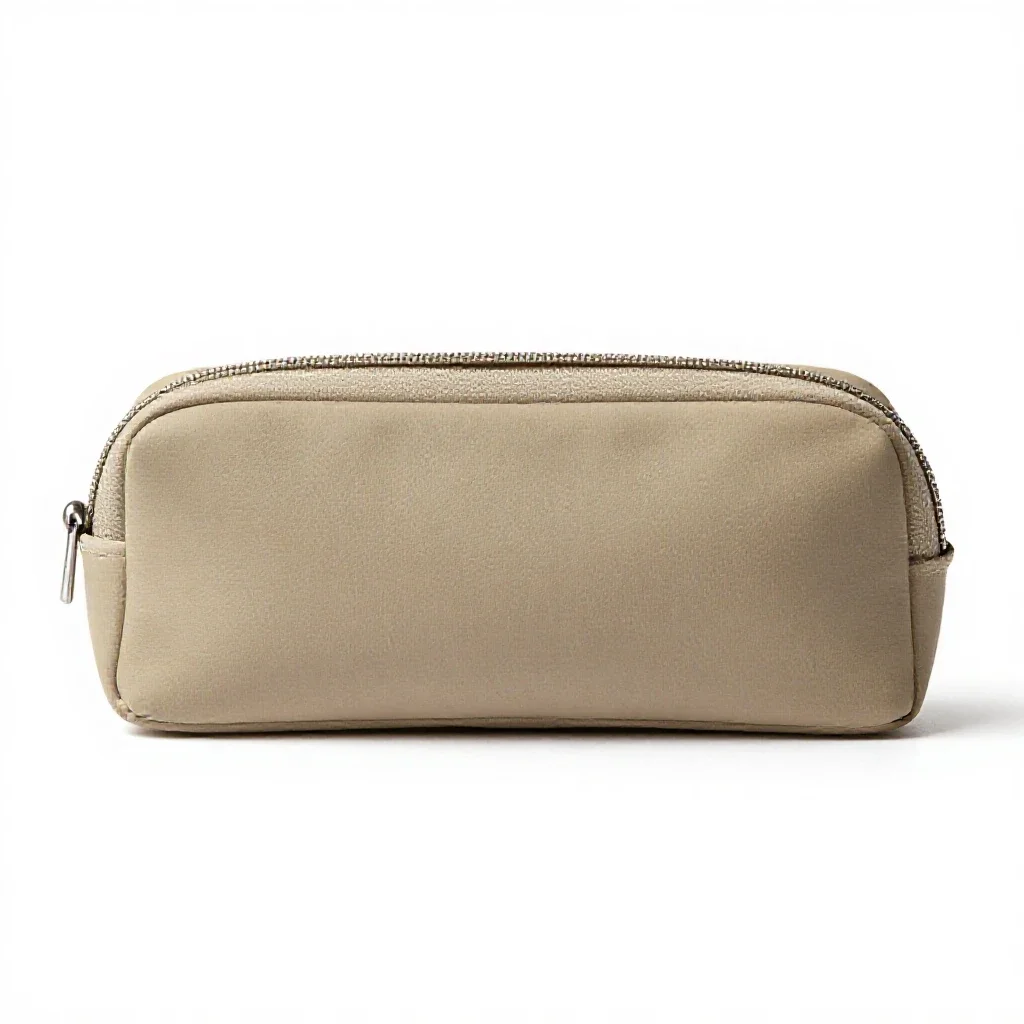 Pencil case isolated on a white background