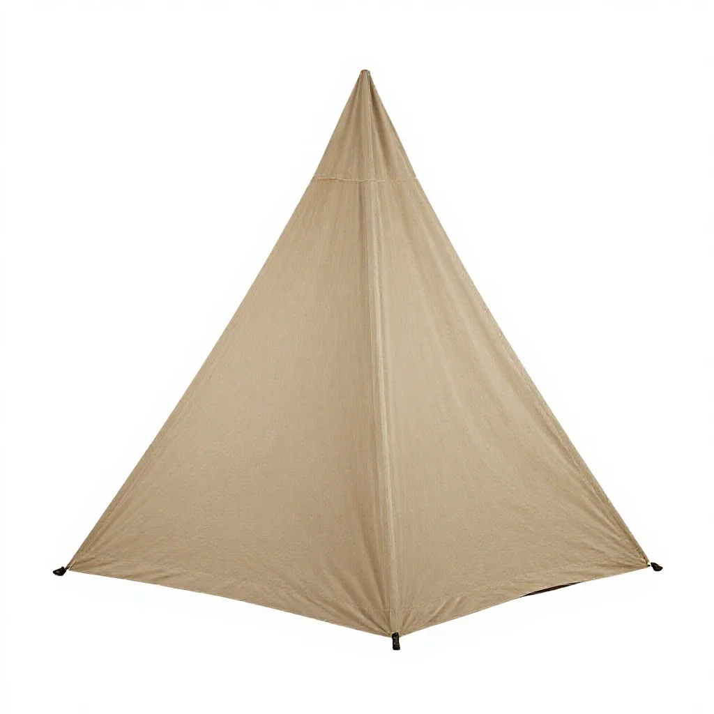 Reading tent isolated on a white background