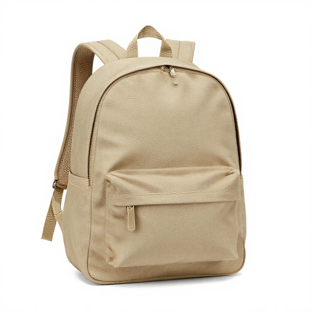 School backpack isolated on a white background
