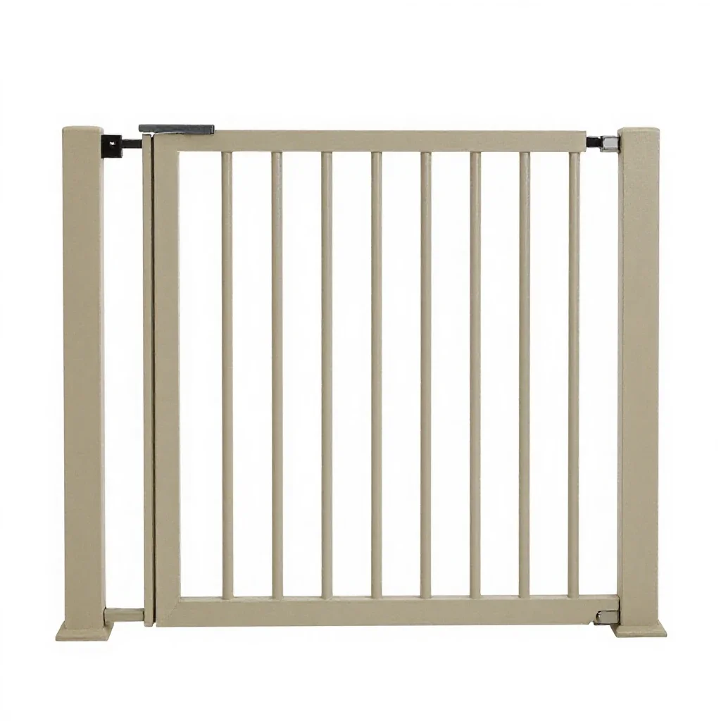 Stair gate isolated on a white background