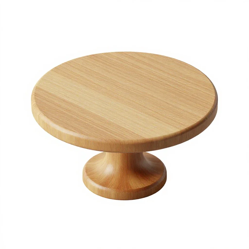 Cake stand isolated on a white background