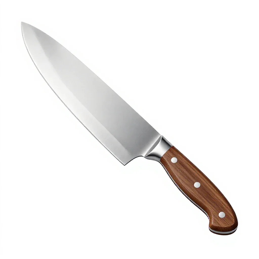 Chef's knife isolated on a white background
