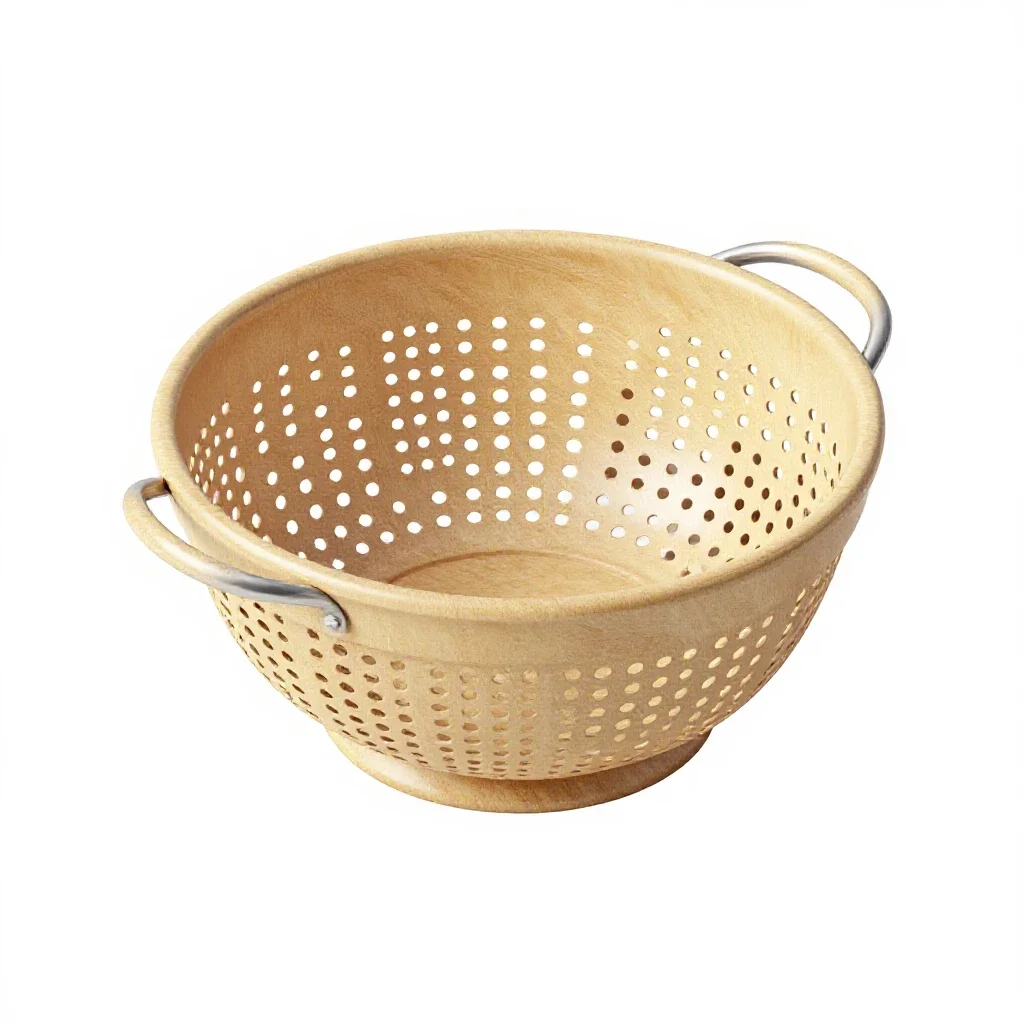 Colander isolated on a white background