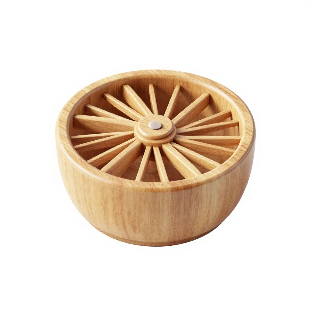 Salad spinner isolated on a white background
