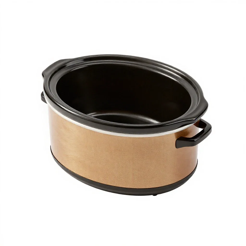 Slow cooker isolated on a white background