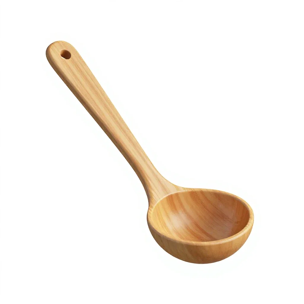 Soup ladle isolated on a white background
