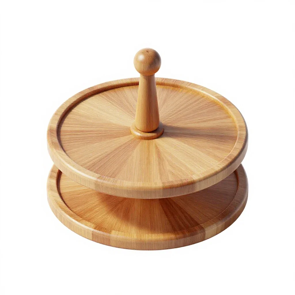 Spice rack carousel isolated on a white background