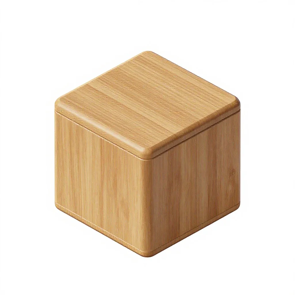 Tea caddy isolated on a white background