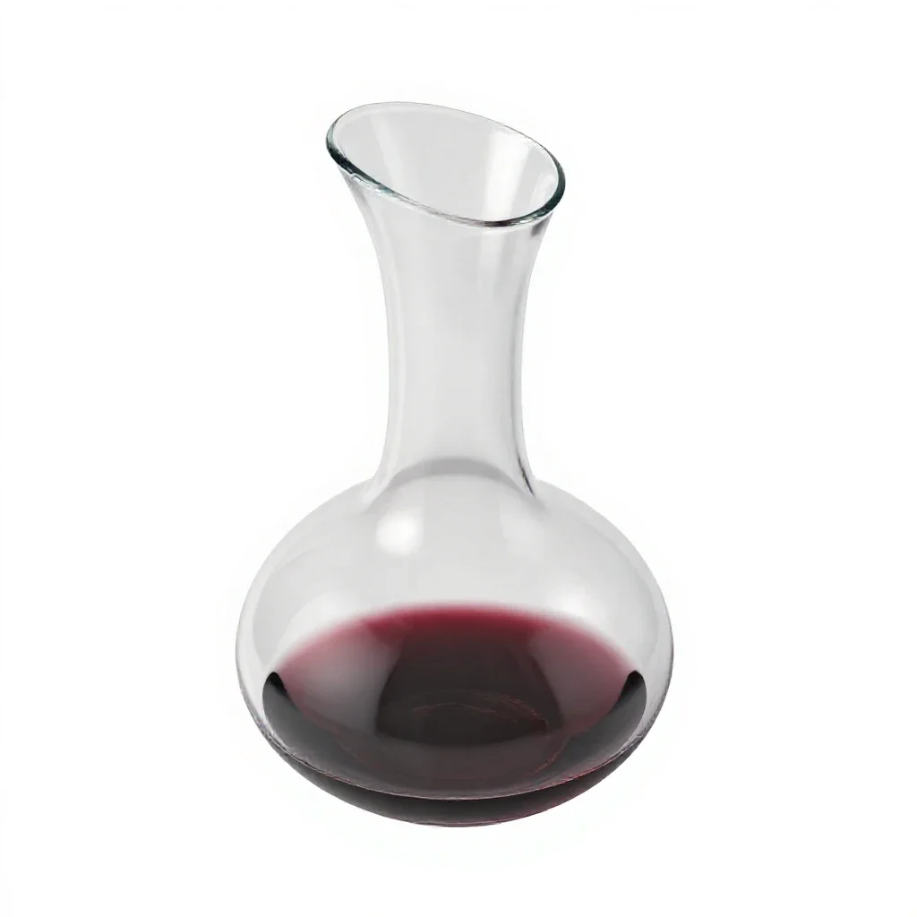 Wine decanter isolated on a white background