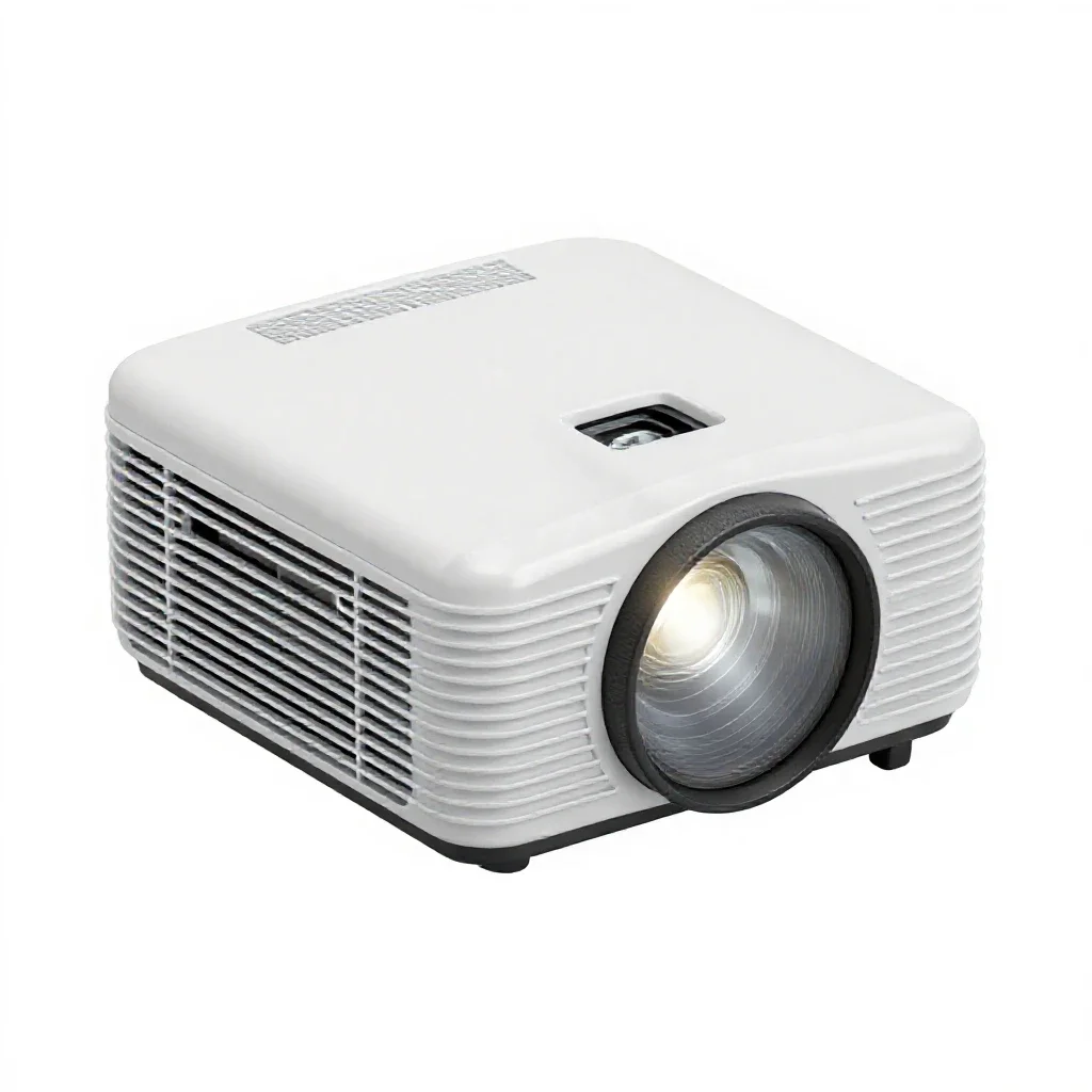 Projector lamp isolated on a white background