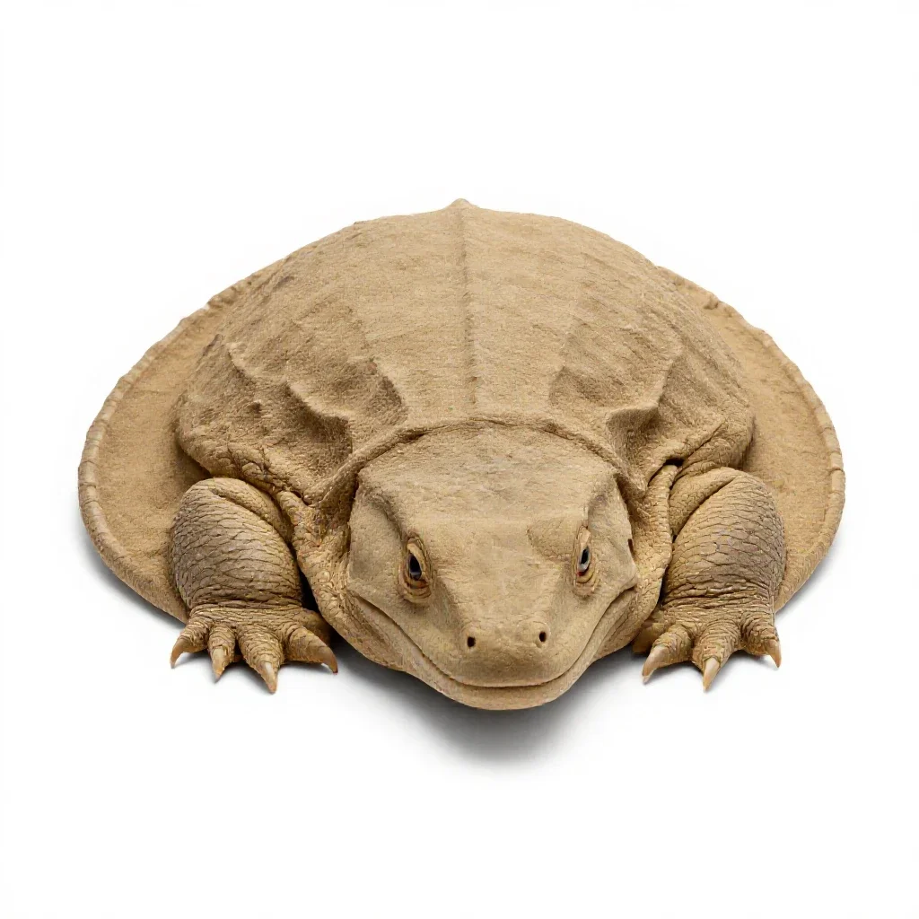 Reptile hide isolated on a white background