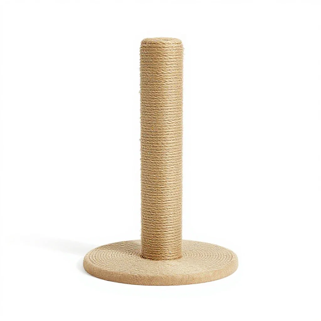 Scratching post isolated on a white background