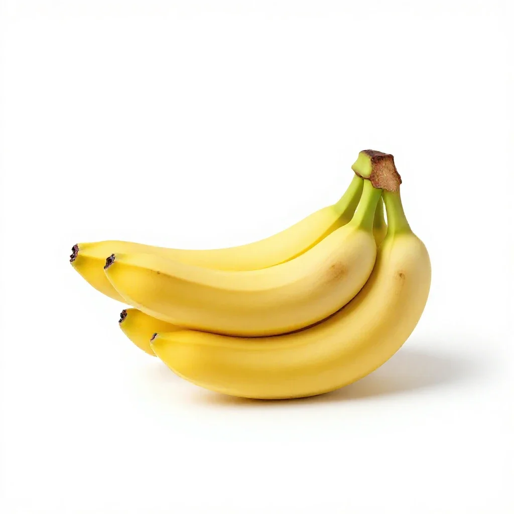 Bunch of bananas isolated on a white background