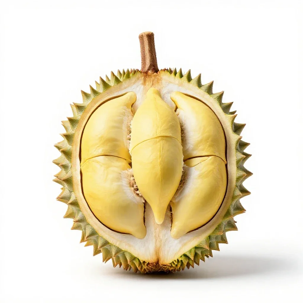 Durian isolated on a white background