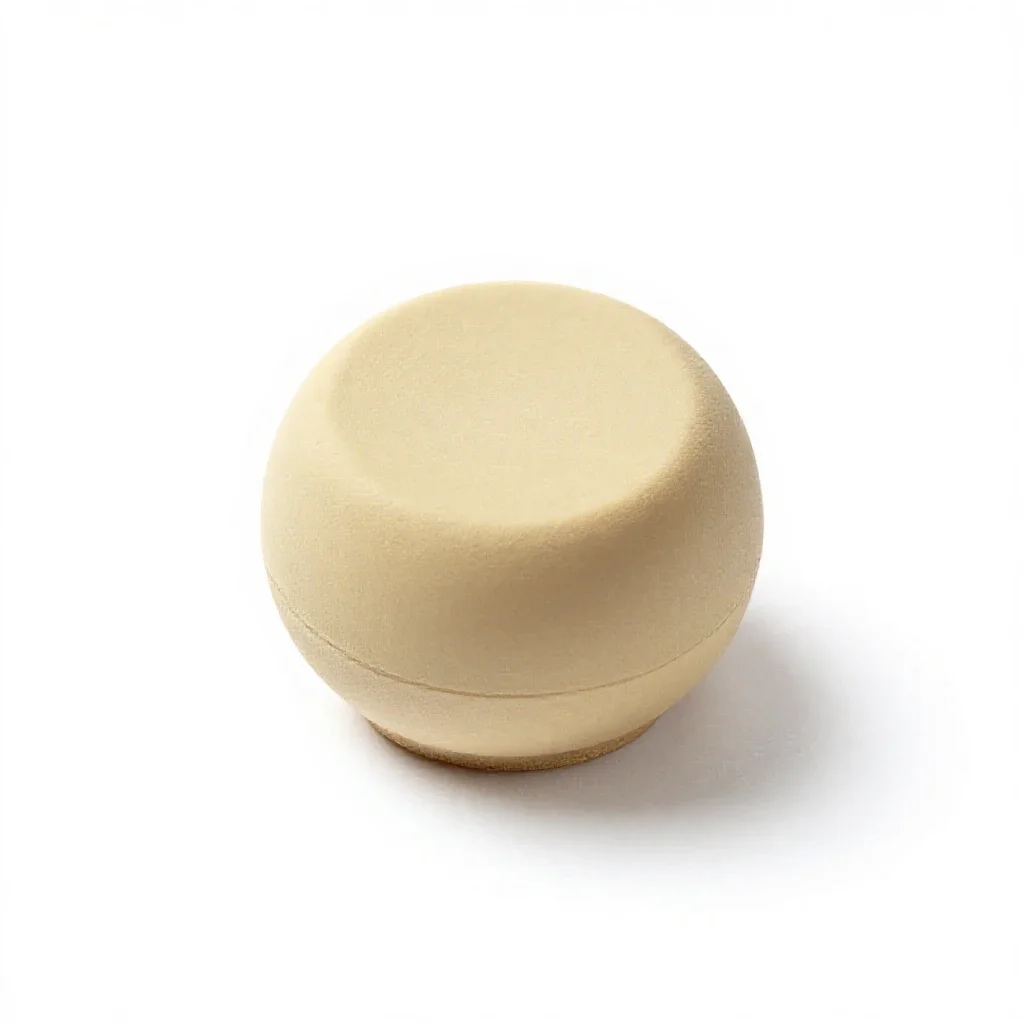 Knob of ginger isolated on a white background