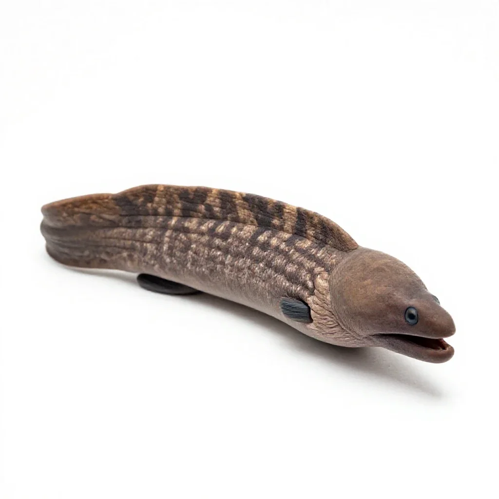 Moray eel isolated on a white background