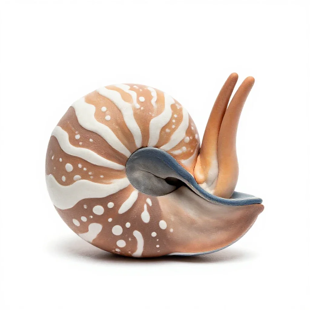 Nautilus isolated on a white background