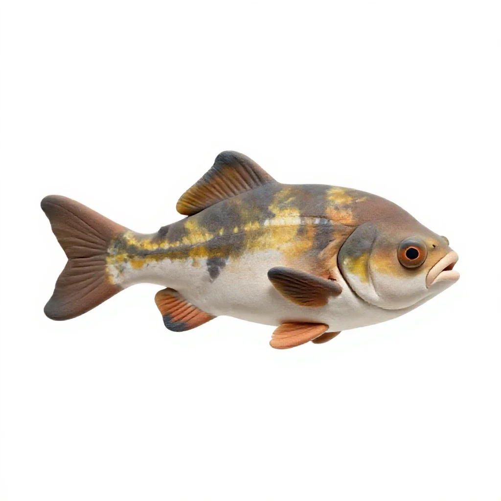 Sunfish isolated on a white background