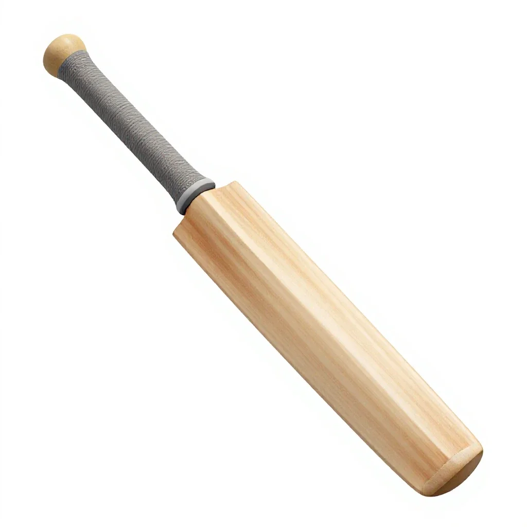 Cricket bat isolated on a white background