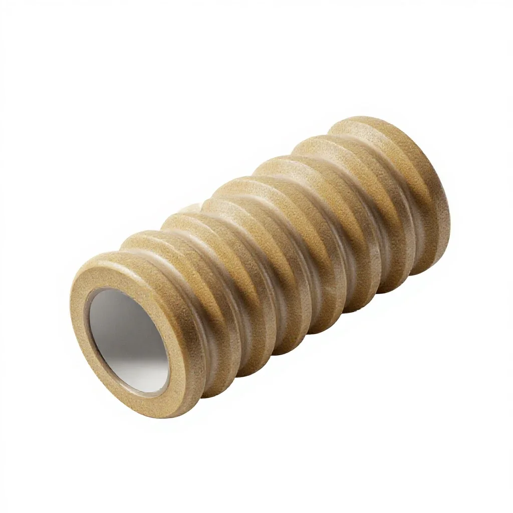 Foam roller isolated on a white background