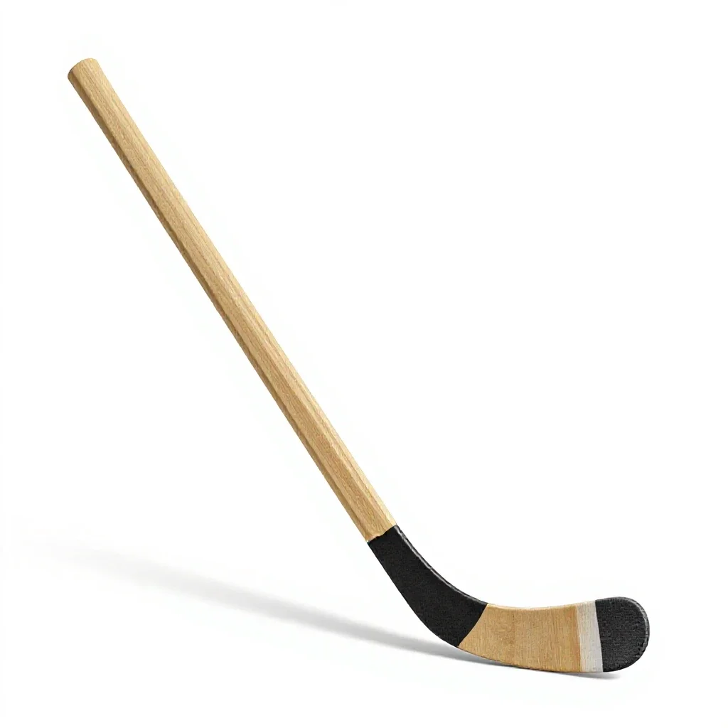 Hockey stick isolated on a white background