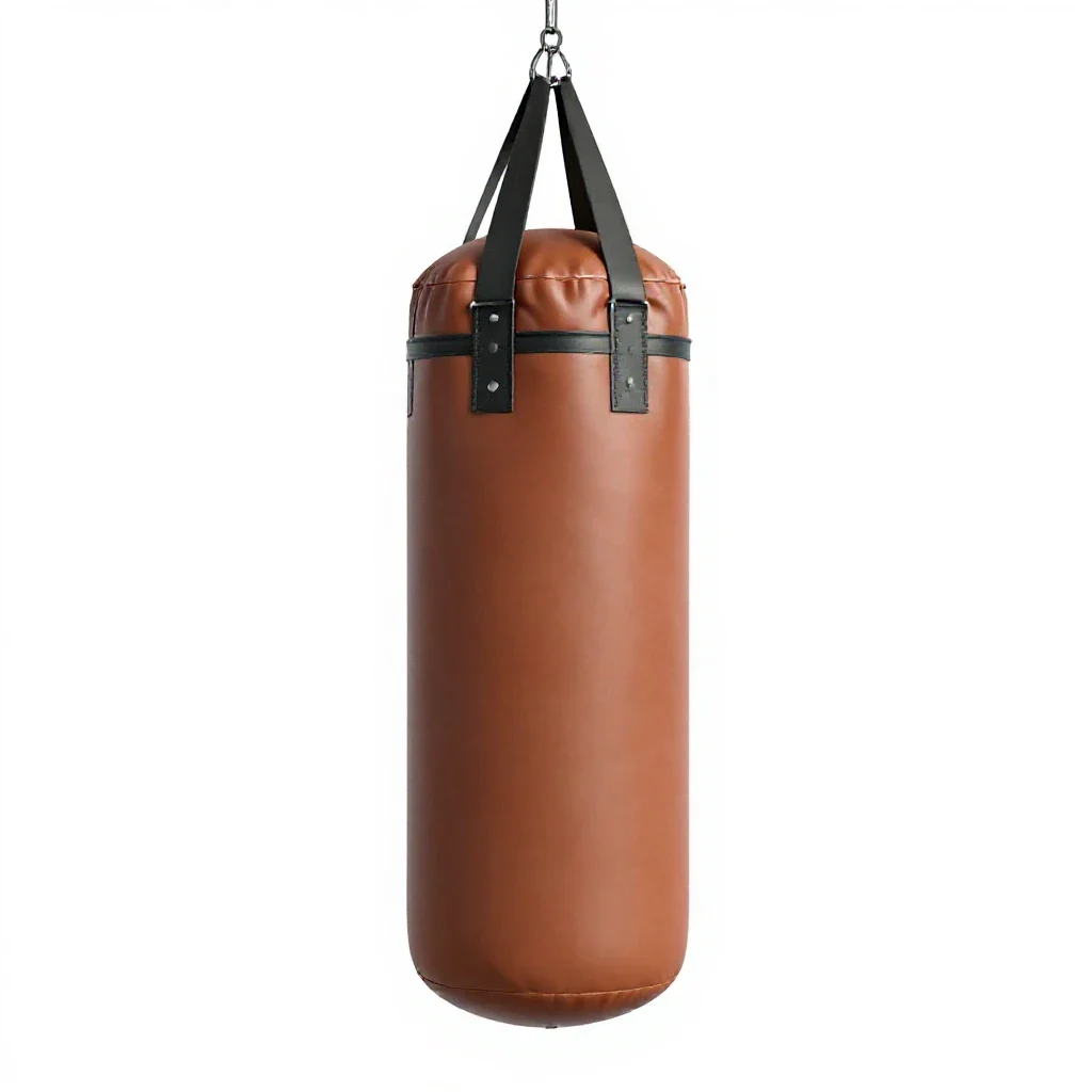 Punching bag isolated on a white background