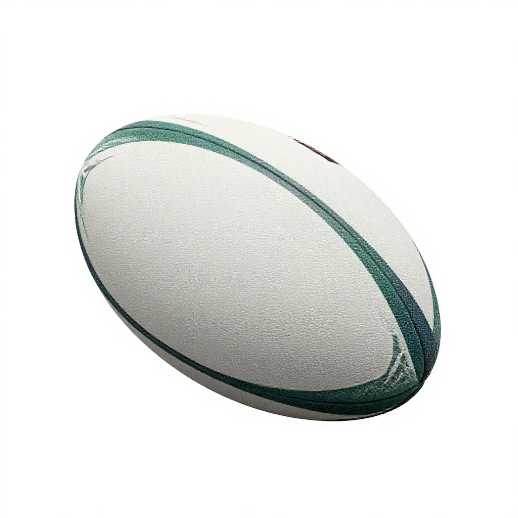 Rugby ball isolated on a white background