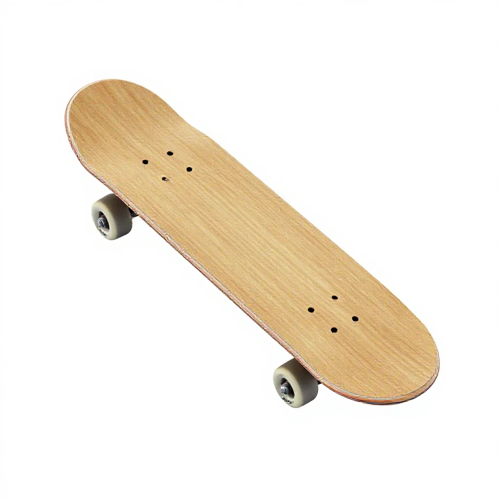 Skateboard isolated on a white background