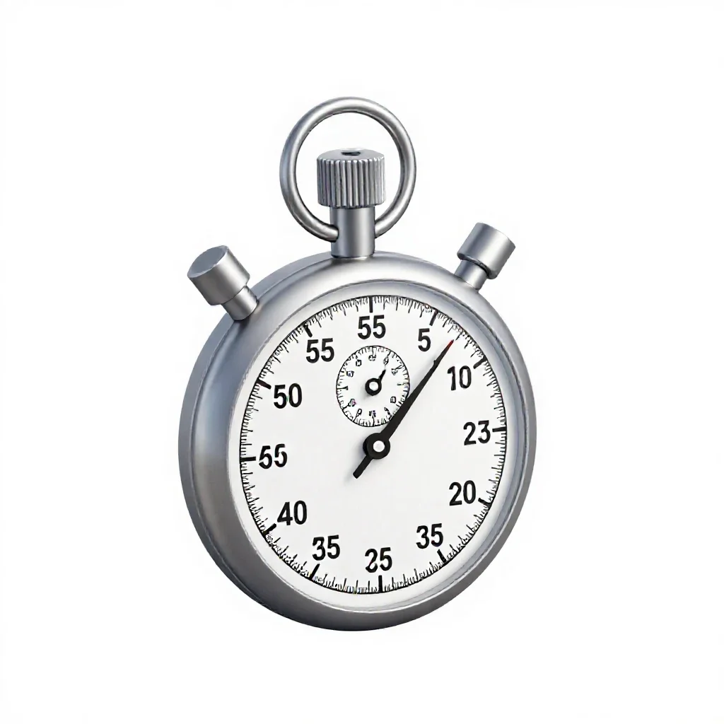 Stopwatch isolated on a white background