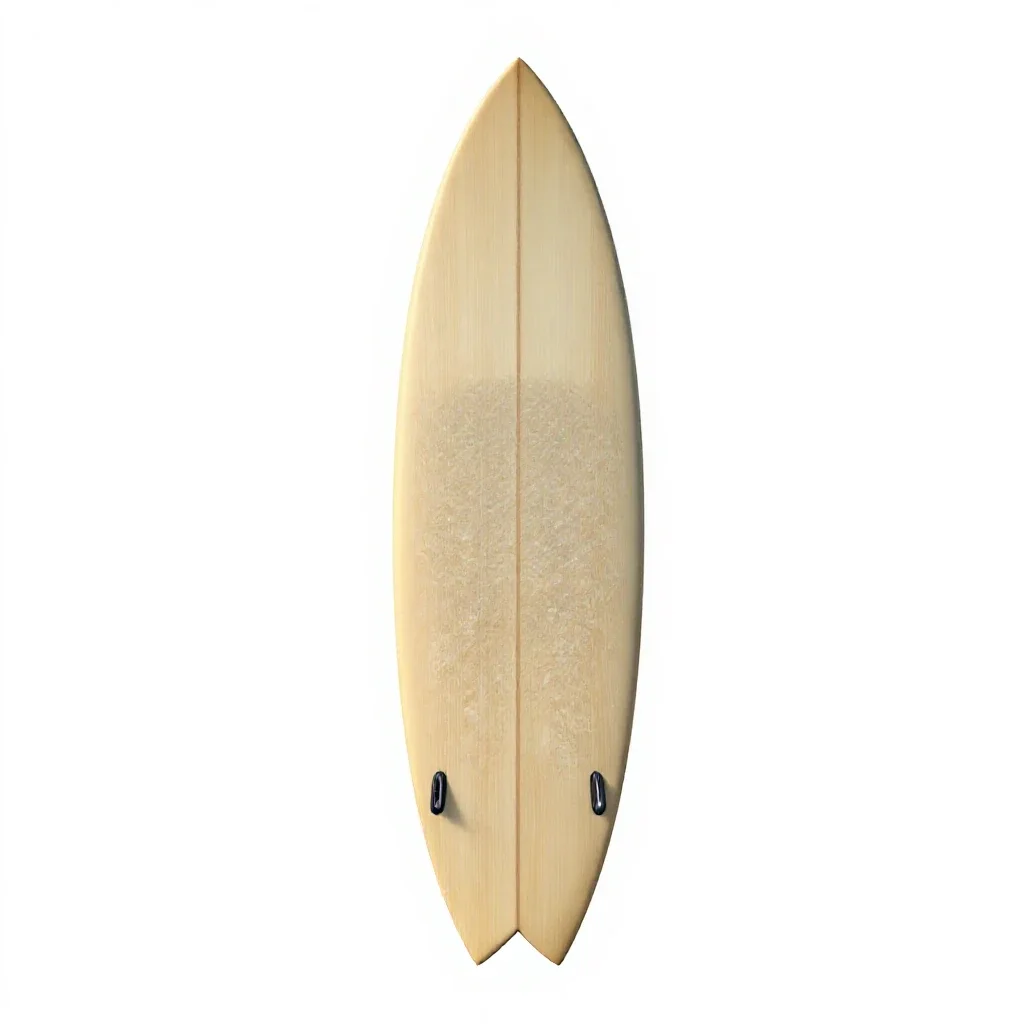 Surfboard isolated on a white background