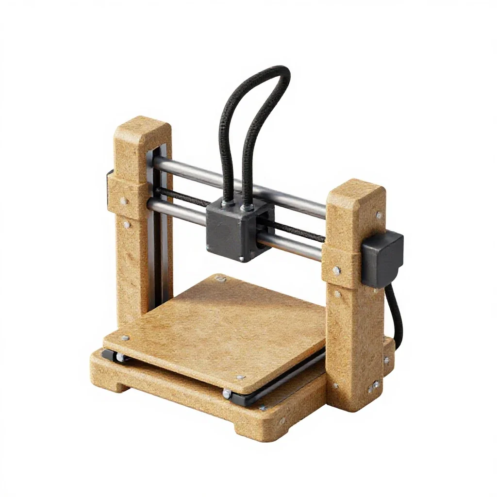 3d printer isolated on a white background