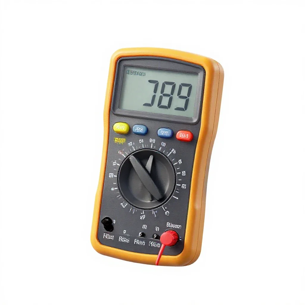 Multimeter isolated on a white background