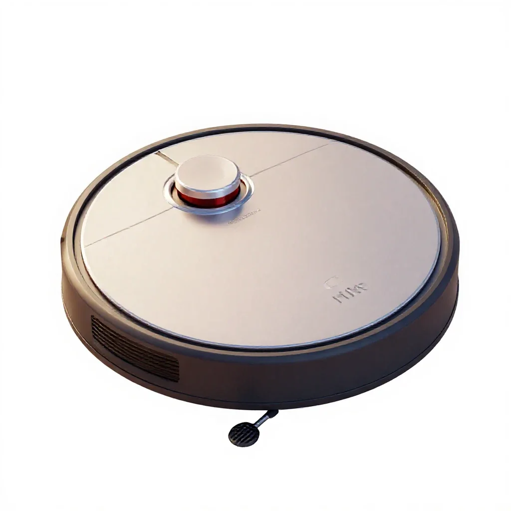 Robot vacuum isolated on a white background