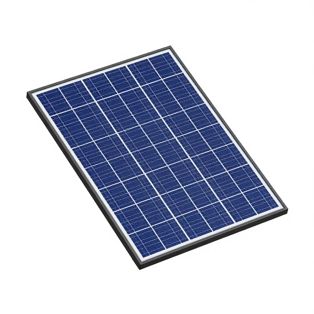 Solar charging panel isolated on a white background
