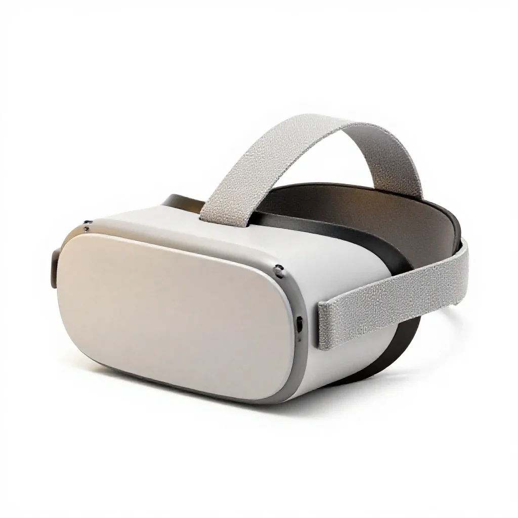 Virtual reality headset isolated on a white background