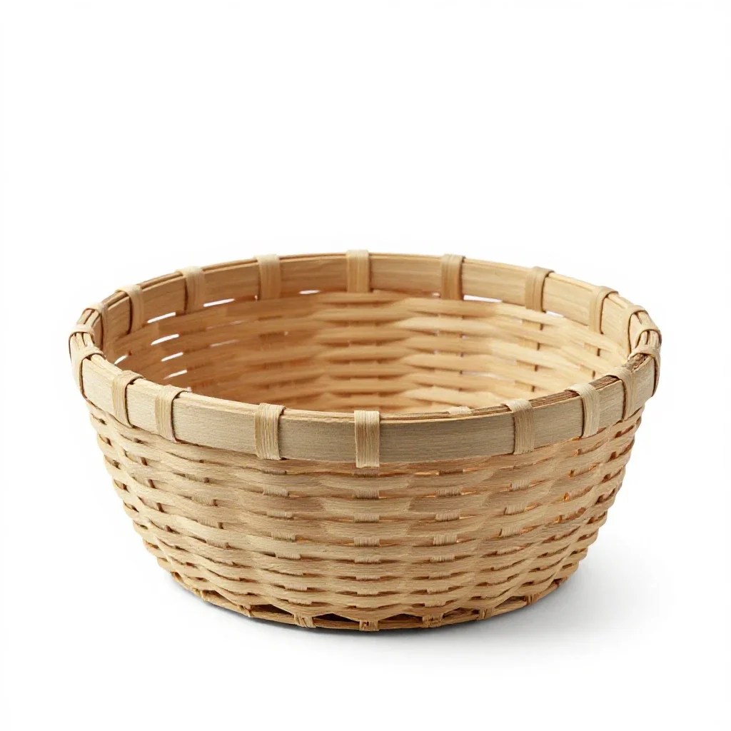 Sewing basket isolated on a white background