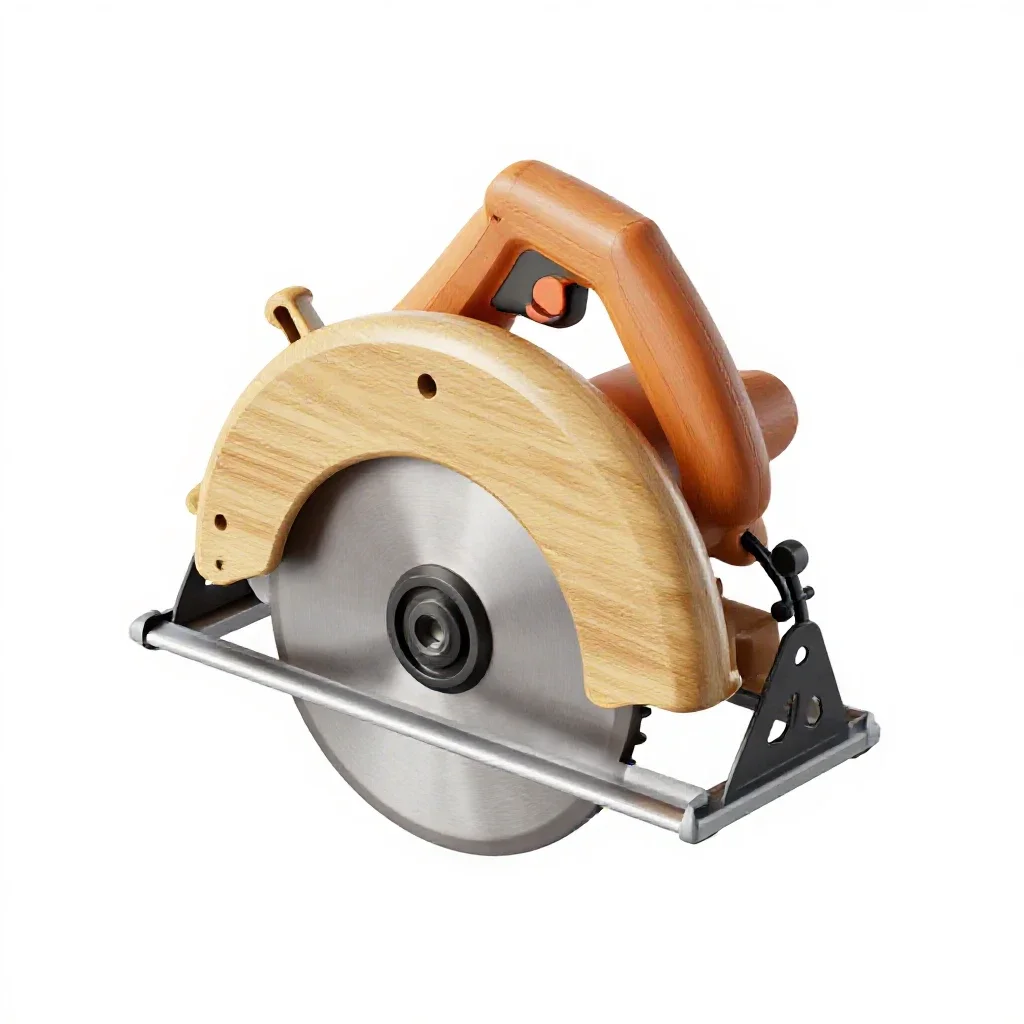 Circular saw isolated on a white background